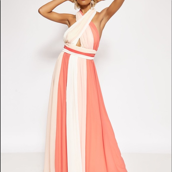 Women’s Summer Halter Maxi Dress - Picture 1 of 4